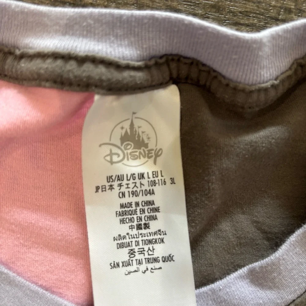 Disney Fantasyland Pink and Gray Tee - Picture 2 of 3